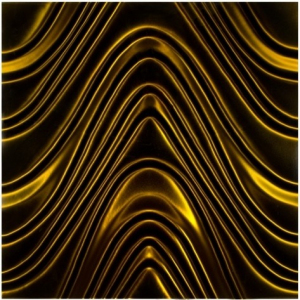 Dunin 3D Mazu Golden Wave 60x60 cm