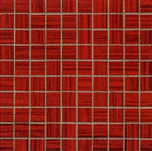 Emil Satin Rosso Mosaico 31.5x31.5 cm