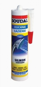 SOUDAL SILIKON SANITARNY BIA�Y 310ML