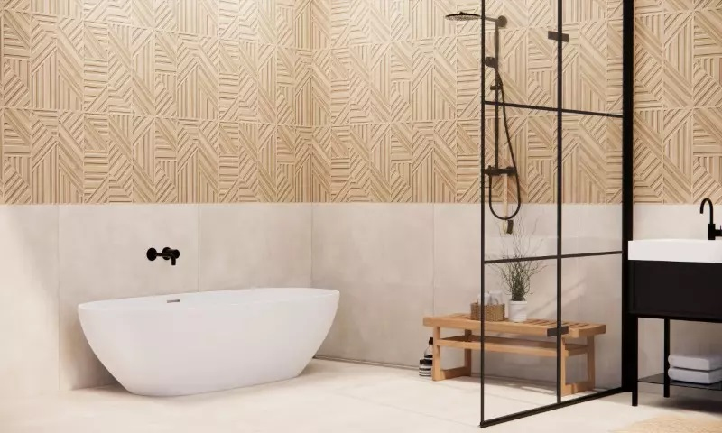 Mała i duża łazienka w stylu japandi – naturalność i minimalizm