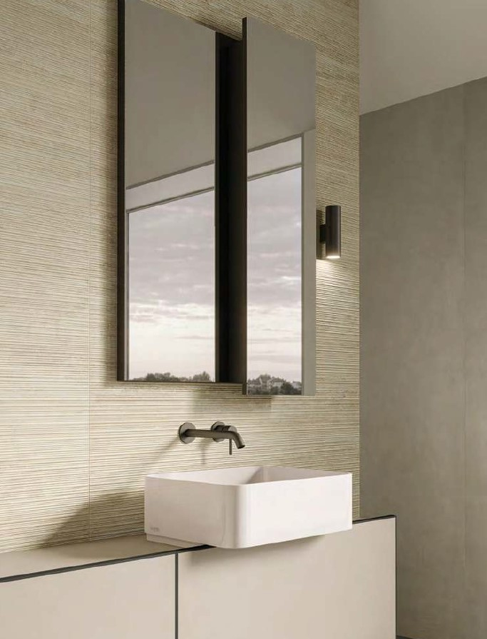 IMPRONTA TRAVERTINI BIANCO VEIN CUT RIBBED 60x120