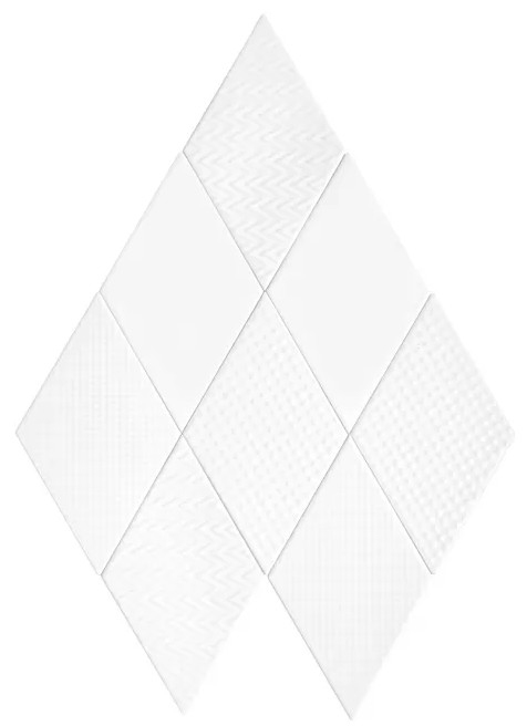 Dunin Rombic White 02 Matt 11.5x20 cm