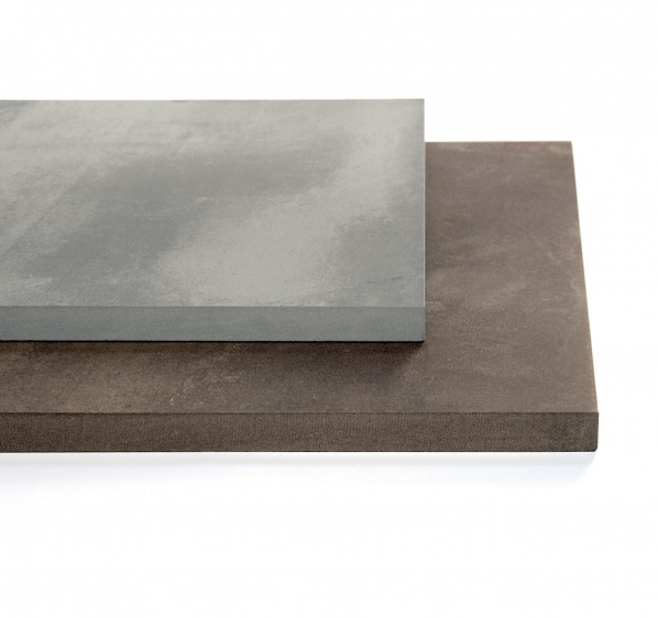 Gambini Hemisphere Steel Rett. 60x60 cm