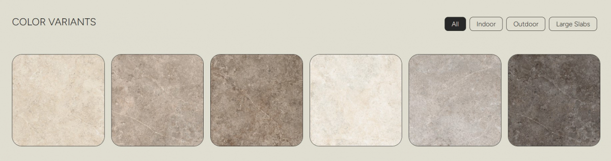 Płytka Novabell Landstone Struttura Track Clay ścienna mat 60x120 9 mm imitacja kamienia beżowy