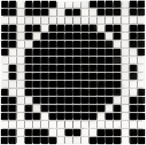 Mozaika Dunin Black&white Pure B&w Radiant 15 30.5x30.5 Cm