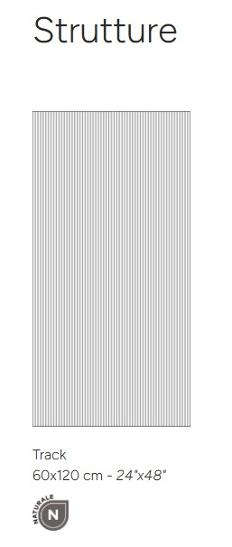 Płytka Novabell Landstone Struttura Track Raw White ścienna mat 60x120 9 mm imitacja kamienia biały
