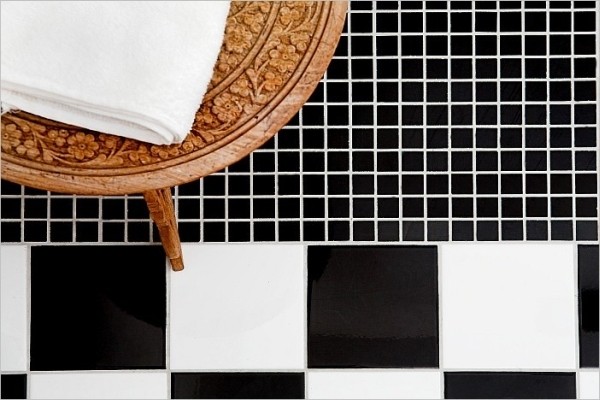 Mozaika Dunin Black&White Pure Black 25 30.5x30.5 cm