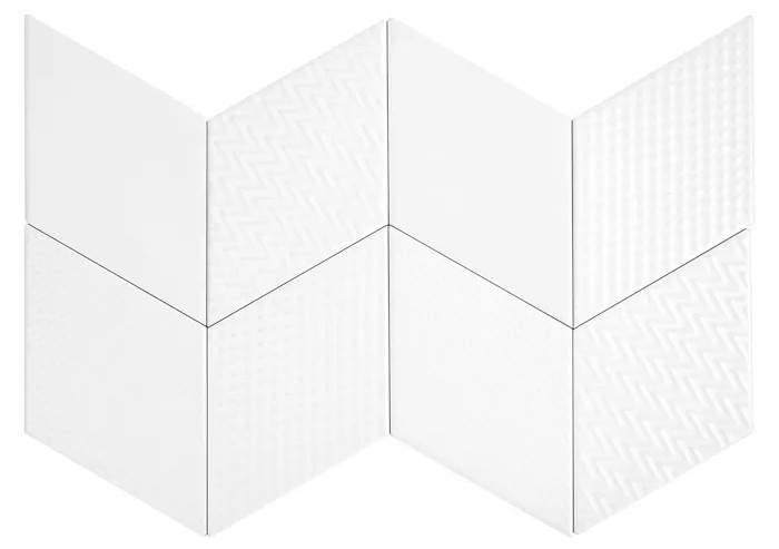 Dunin Rombic White 03 Matt 11.5x20 cm