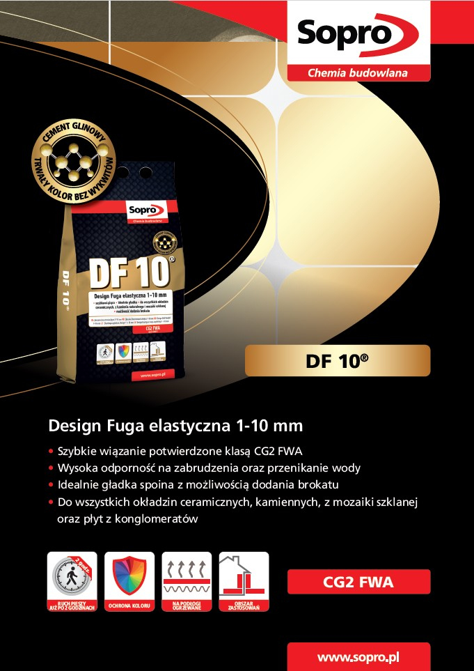SOPRO fuga  DF10 90 2kg CZARNA