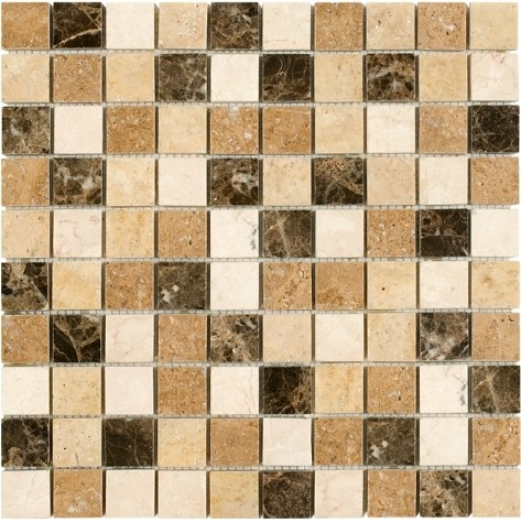 Mozaika Dunin Travertine Mix 32 30.5x30.5 cm