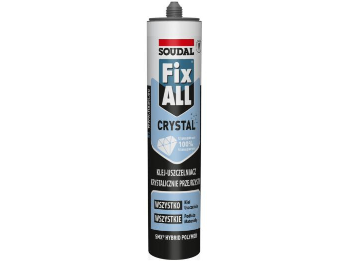 SOUDAL FIXALL CRYSTAL  bezbarwny  Klej-Uszczelniacz 290ml