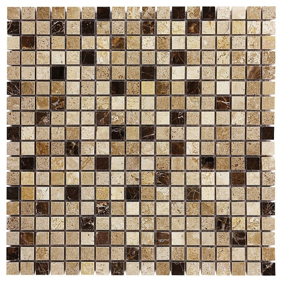 Mozaika Dunin Travertine Cream Mix 15 30.5x30.5 cm
