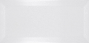 Ribesalbes Bisel Blanco Mate 10x20 cm