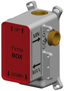 FIMA Zeta zestaw podtynkowy chrom F3969X2CR + FIMA BOX