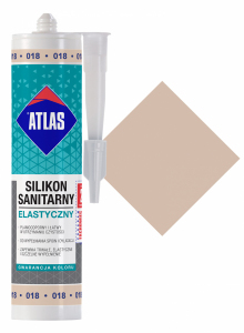 Atlas Silikon elastyczny beż pastelowy 018 280 ml