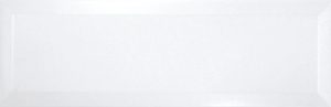 Ribesalbes Bisel Blanco Brillo 10x30 cm