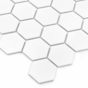 Dunin Hexagonic Hexagon White 51 Matt 32x28 cm