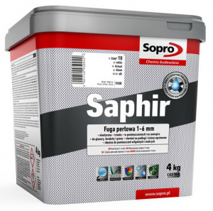 Sopro Saphir 5 Fuga perłowa 1-6 mm kolor 10 Biały 4 kg