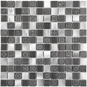 Mozaika Dunin DINOX Metallic Allumi Grey Mix 23 30x30 cm