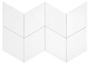 Dunin Rombic White 02 Matt 11.5x20 cm
