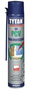 Tytan Professional Pianka montażowa do PCV WIELOSEZONOWA  750 ml