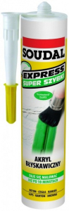 SOUDAL AKRYL EXPRESS 300 ml Akryl błyskawiczny