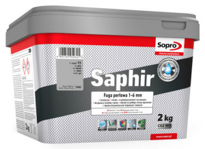 Sopro Saphir 5 Fuga perłowa 1-6 mm kolor 15 Szary 2 kg