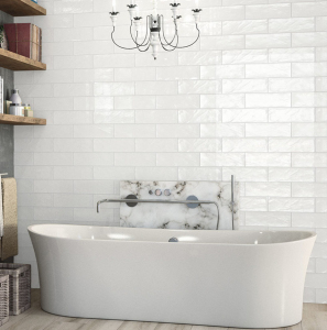 CIFRE BULEVAR WHITE BRILLO 10x30,5 cm