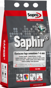 SOPRO fuga SAPHIR 66 antracyt 4kg 1-6mm Nowość