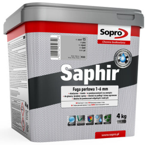 Sopro Saphir 5 Fuga perłowa 1-6 mm kolor 15 Szary 4 kg
