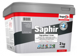 Sopro Saphir 5 Fuga perłowa 1-6 mm kolor 14 Betonowo-szary 2 kg