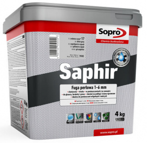 Sopro Saphir 5 Fuga perłowa 1-6 mm kolor 17 Srebrno-szary 4 kg