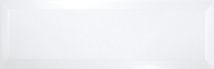 Ribesalbes Bisel Blanco Brillo 10x30 cm