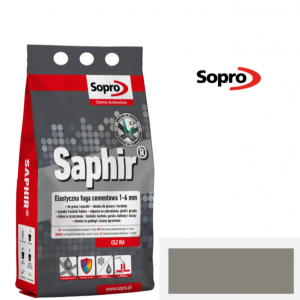 SOPRO fuga SAPHIR 14 betonowo szary 2kg 1-6mm Nowość 9504A/2