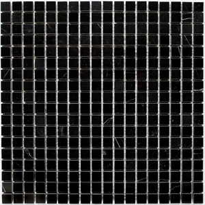 Mozaika Dunin Black&White Pure Black 15 30.5x30.5 cm