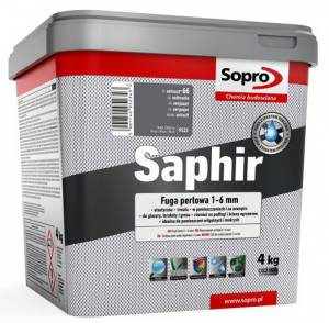 Sopro Saphir 5 Fuga perłowa 1-6 mm kolor 66 Antracyt 4 kg