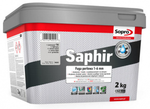 Sopro Saphir 5 Fuga perłowa 1-6 mm kolor 16 Jasnoszary 2 kg