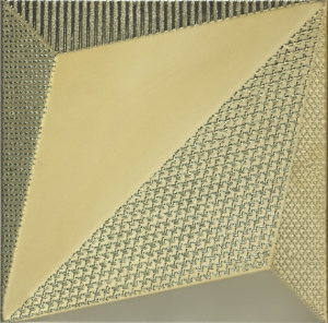 Dune Shapes Origami Gold 25x25 cm 187350