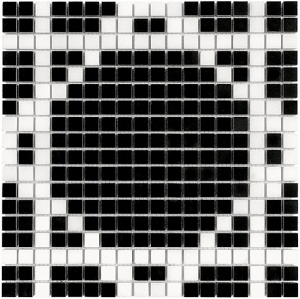 Mozaika Dunin Black&White Pure B&W Radiant 15 30.5x30.5 cm