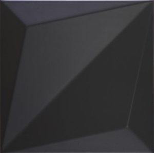 Dune Shapes Origami Black 25x25 cm 187343
