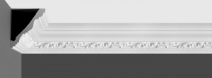 Dunin Wallstar sufitowa listwa gzymsowa z ornamentem COB-121 11.9x12.2x200 cm