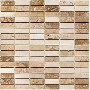 Mozaika Dunin Travertine Block Mix 48 30.5x30.5 cm