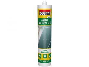 SOUDAL Akryl. do płyt GK biały 300ml (203265622)