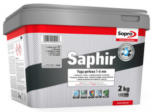 Sopro Saphir 5 Fuga perłowa 1-6 mm kolor 17 Srebrno-szary 2 kg